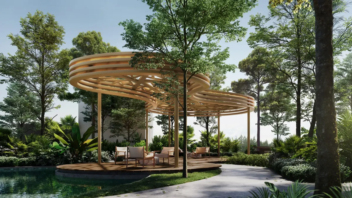 Alora Residences forest-inspired landscaping